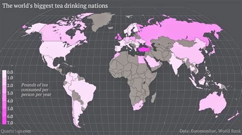 The Worlds Biggest Tea And Coffee Drinking Nations Vivid Maps