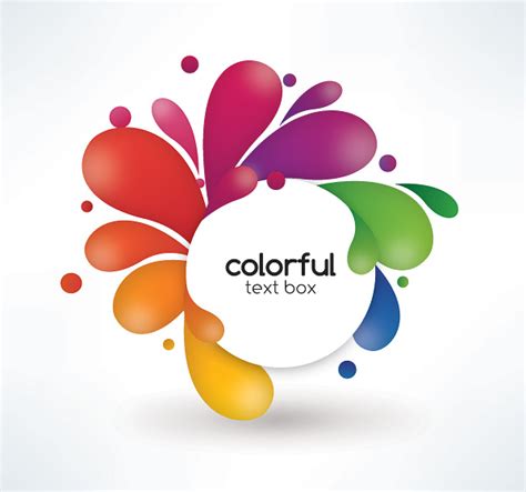 Colorful Text Box Templates Royalty Free Vector Image