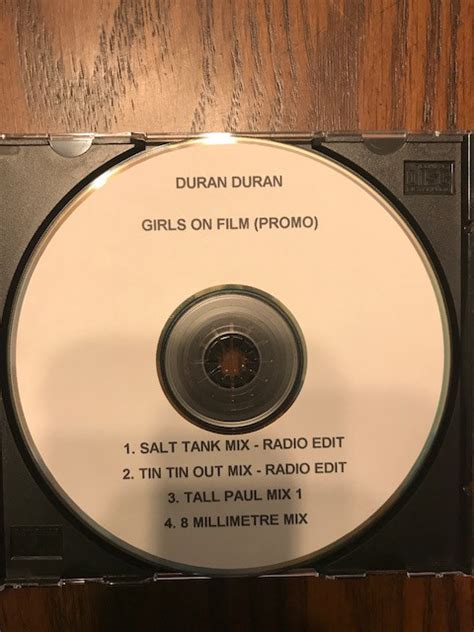 Duran Duran Girls On Film 1998 Cdr Discogs