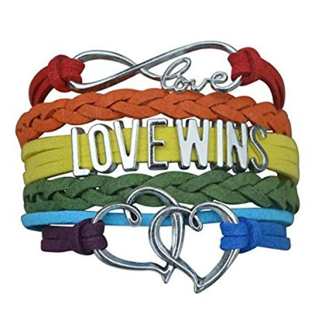 infinity collection lgbt bracelet love wins bracelet lesbian pride jewelry rainbow pride