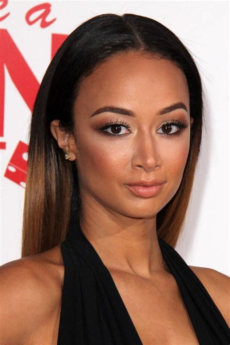 Draya Michele Straight Black Ombré Hairstyle Steal Her Style