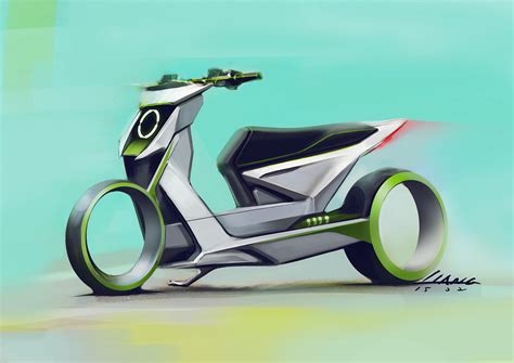 Concept Electric Scooter Behance