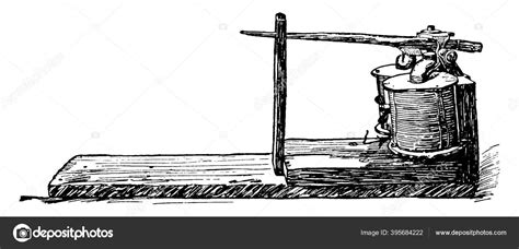Model Telegraph Vintage Line Drawing Engraving Stock Vector Image By
