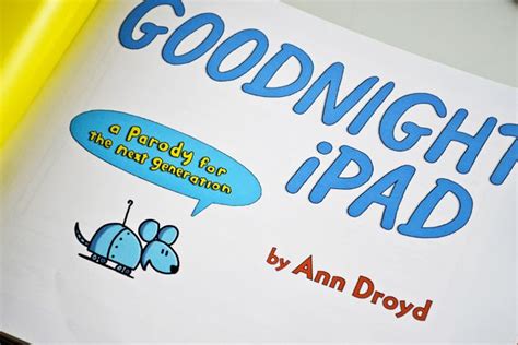 Goodnight Ipad Homeschool Classic Childrens Books Kids Book