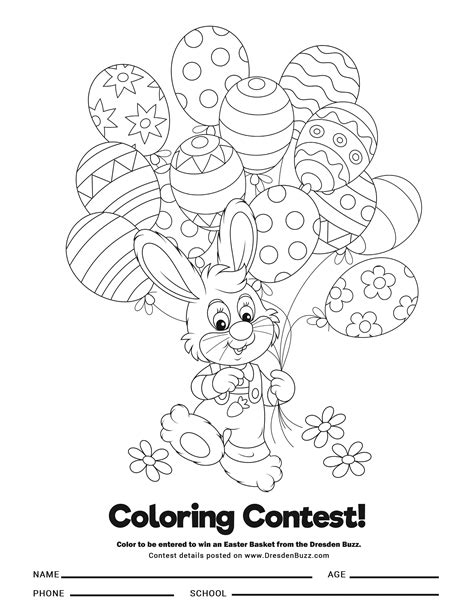 Contest Graphic Coloring Pages