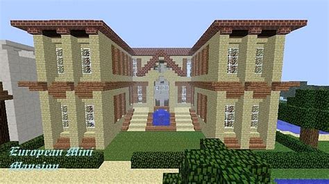European Mini Mansion Minecraft Map