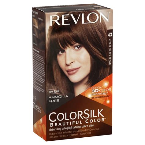 Medium Golden Brown Hair Color Revlon 1 Ct Delivery Cornershop By Uber