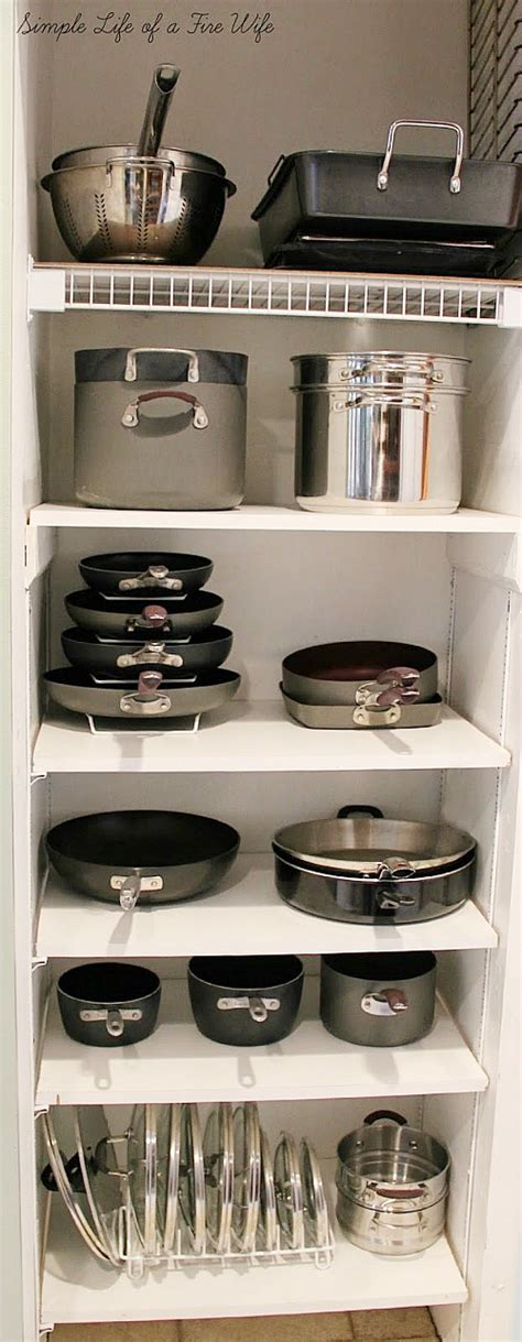 Organizing pots and pans in cabinet. 10 Awesome Tips for Organizing Pots and Pans- A Cultivated ...