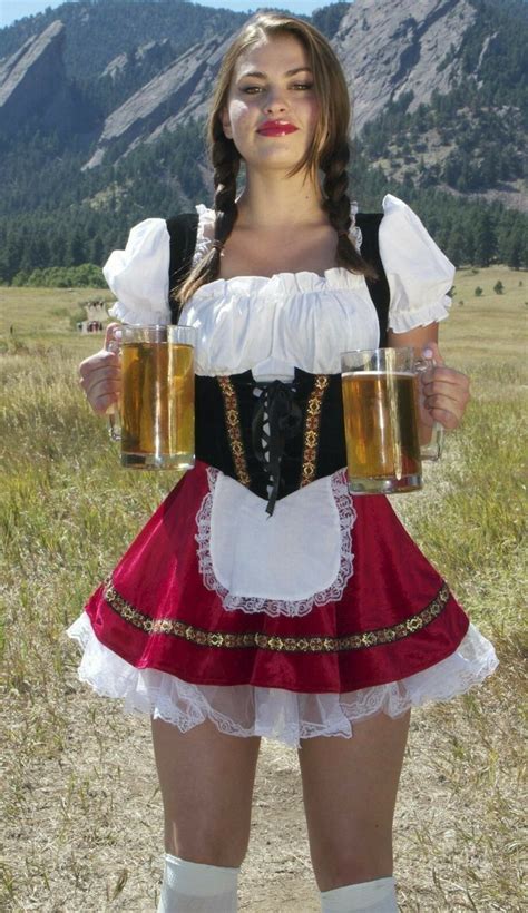 Pin By Djx On Beer Maid In Beer Girl Oktoberfest Woman Dirndl Dress