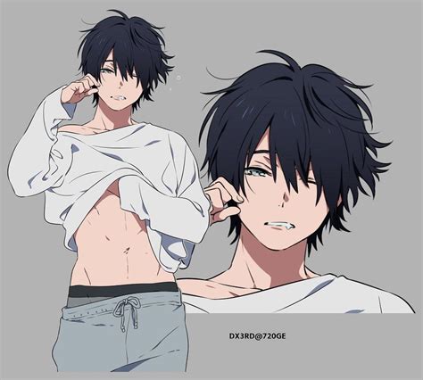 夏生 On Twitter Anime Boy Hair Cute Anime Guys Anime Character Design