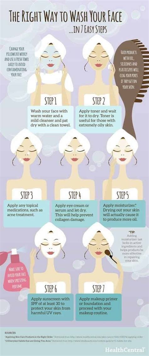 Face Washing Routine Please Like Musely