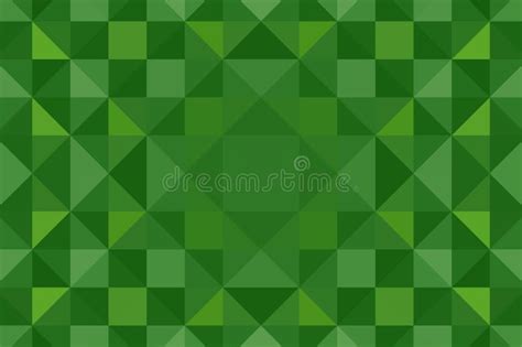 Green Pixel Background Abstract Triangular Pixelation Stock