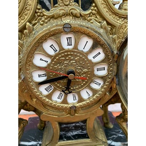 Imperial Franz Hermle Brevettato Ornate Figural Mantle Clock Chairish