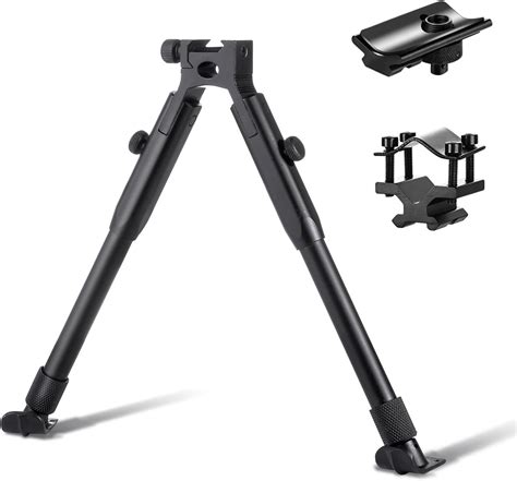 Jinse Bipod Picatinny Rail Swivel Foldable 9 11 Inches With Adapter