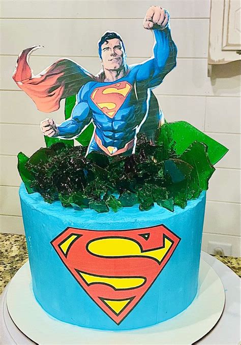 Superman Cake Superman Cakes Cake Decorating Superman