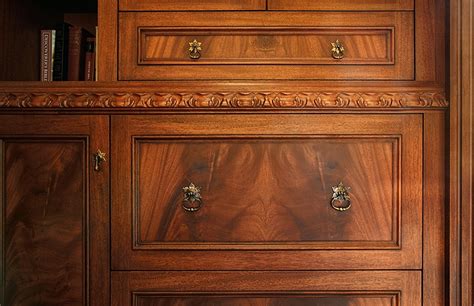 Mahogany Library Nationwide Custom Architectural Millwork Company