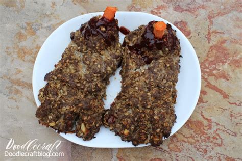 Feet Loaf Meatloaf Spooky Halloween Dinner Recipe