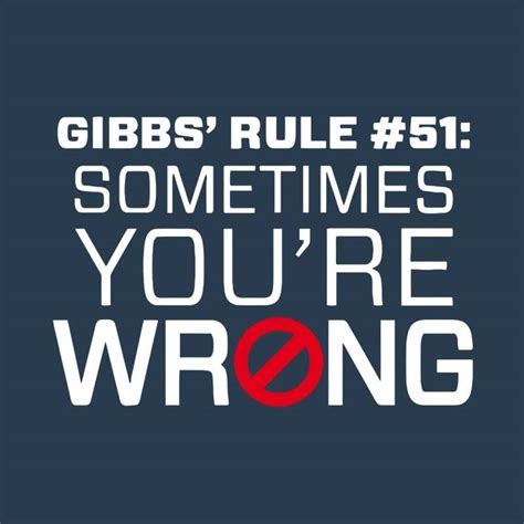 Gibbs Rule 51 Póló Ncis