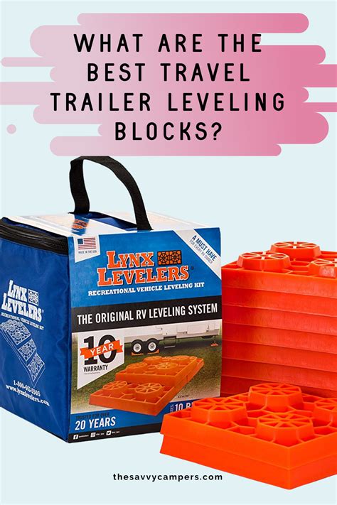 However, some cases exist when leveling blocks are needed, but you might not have access to these products yet. Best RV Leveling Blocks for 2020 in 2020 | Best travel trailers, Light travel trailers, Travel ...