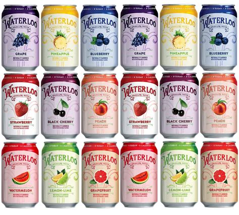 Buy Waterloo Sparkling Water Variety Pack 12 Fl Oz Cans In Sanisco