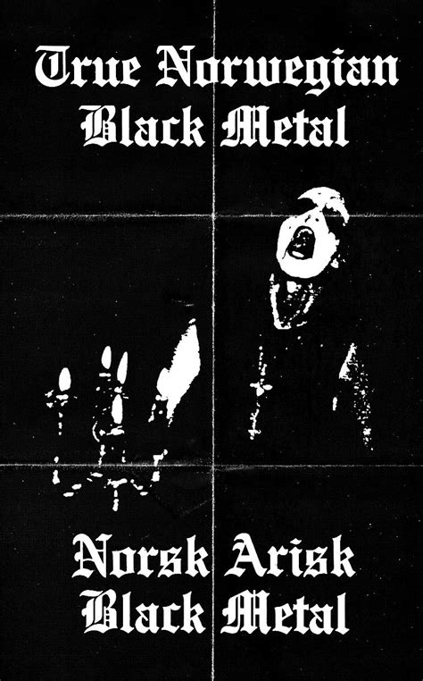 An Advertisement For The Norwegian Black Metal Band Norak Arkk And