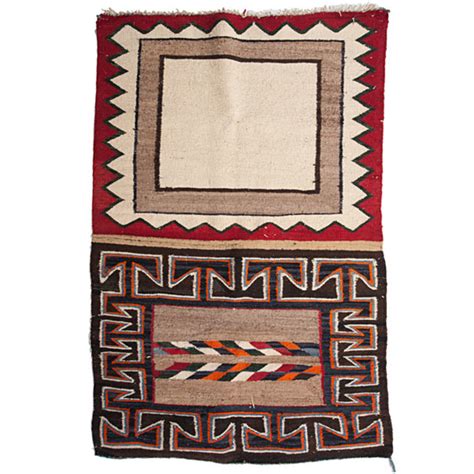 Navajo Double Saddle Blanket Cowans Auction House The Midwests