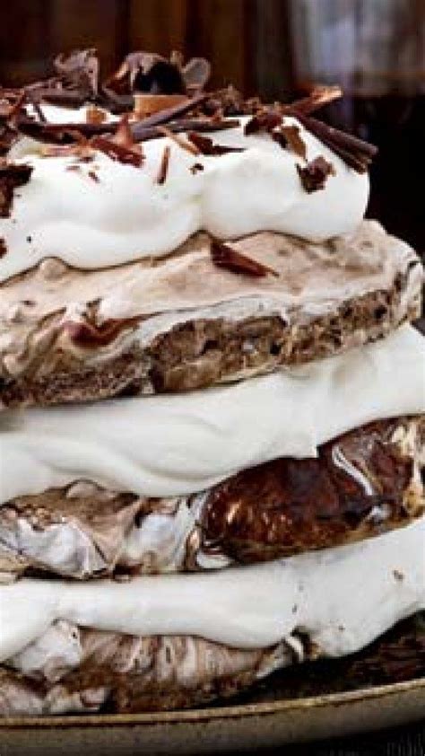 Hazelnut And Chocolate Meringue Cake Recipe Recipe Chocolate