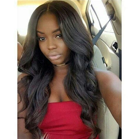 Weave Hairstyles With Middle Part