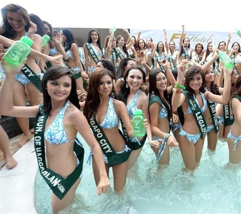 Sexy Miss Philippines Earth Contestants Make A Splash