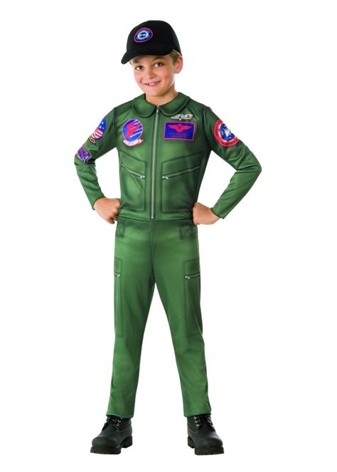 Top Gun Boys Fighter Pilot Costume Cosplay Costumes