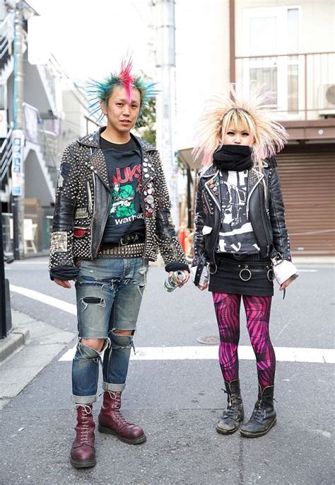 Street Looks Harajuku Punks Punk Costume Punk Fashion Punk Rock Fashion