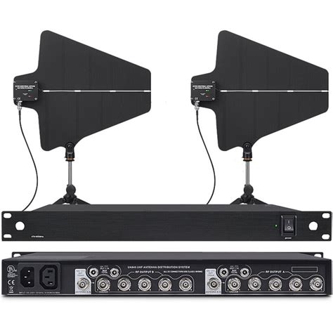 Antenna Power Distribution System For Uhf Shure Wireless Microphone Mic