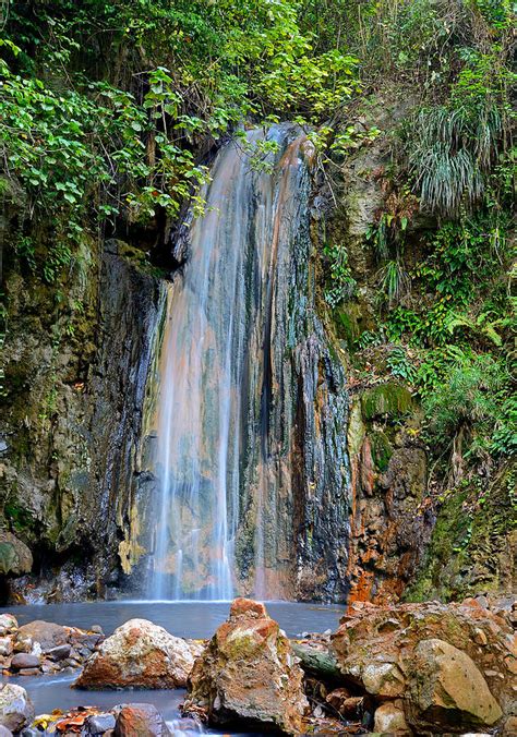 Diamond Falls St Lucia Photograph By Brendan Reals