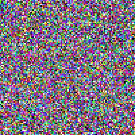 Draw 100x100 Image With Random Pixel Colour 1001