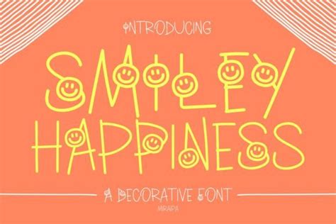 Smiley Happiness Font By Miraipa · Creative Fabrica