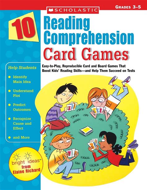 10 Reading Comprehension Card Games Easy To Play Reproducible Card