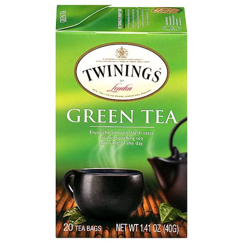 Twinings Of London Green Tea 20 Ct Tea Bags 141 Oz Box Green