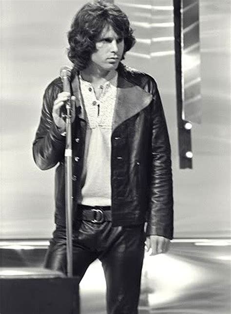 Jim Morrison Leather Jacket Made To Measure Custom Jeans For Men