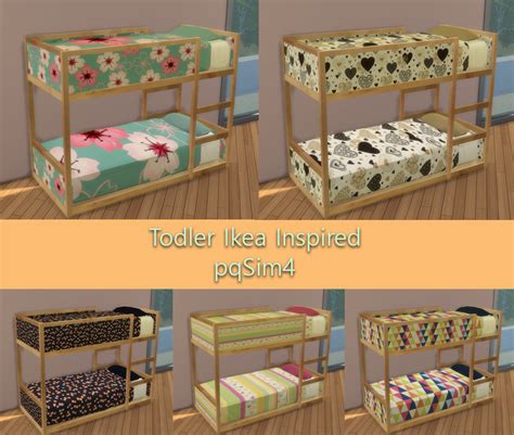 Sims 4 Ccs The Best Ikea Toddler Bed By Pqsim4
