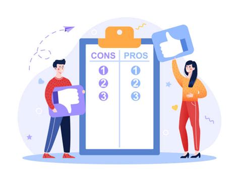 Weighing Up Pros And Cons Stock Vectors Istock