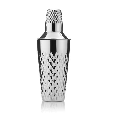 Seneca™ Stainless Steel Faceted Cocktail Shaker by Viski - Whiskey By 