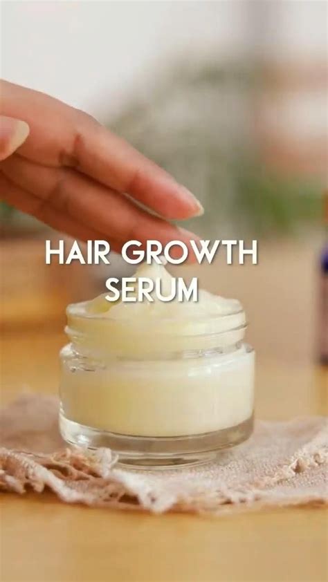 Natural Hair Growth Serum Hair Care Hair Growth Serum Diy Diy Hair Care Homemade Hair
