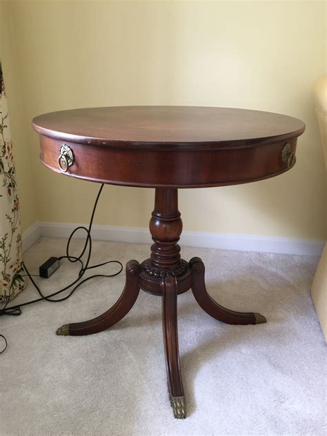 I Have An Imperial Grand Rapids Michigan Genuine Mahogany Drum Table