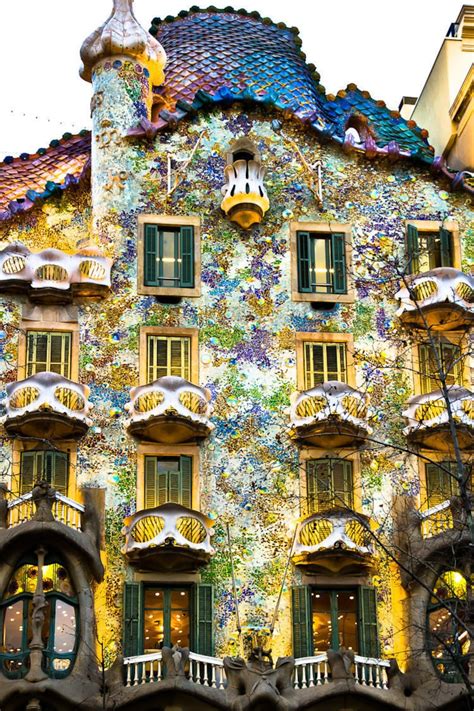 Digital Image Casa Batlló Designed By Antoni Gaudí Is A Etsy