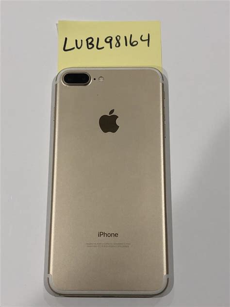 Apple Iphone 7 Plus Unlocked A1661 Gold 128 Gb Lubl98164 Swappa