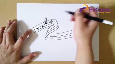 How To Draw Music Note Step By Step Youtube