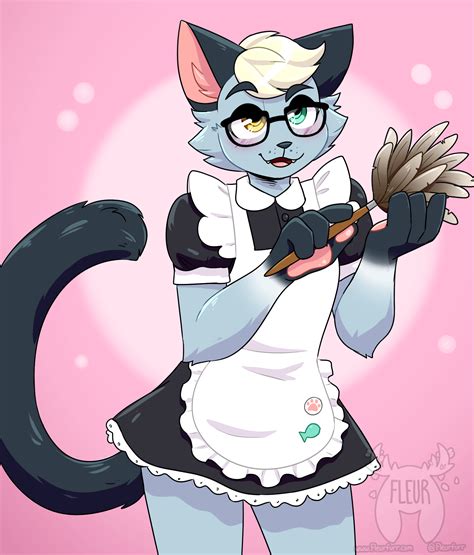 Hello Furries Your Maid Is Here Art By Me Fleurfurr On Twitter R