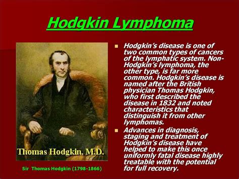 Hodgkin Lymphoma Diagnosis And Treatment