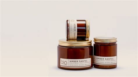 Amber Santal Soy Candle Highly Scented Fragrance And Essential Etsy New