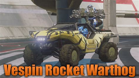 Halo 5 Guardians Vespin Rocket Warthog Legendary Vehicle Showcase